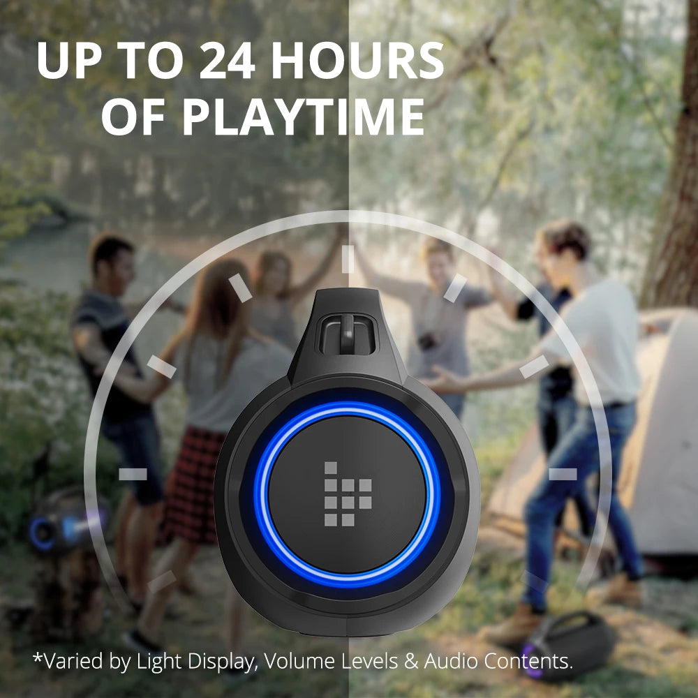 Tronsmart Bang SE Speaker Powerful Portable Bluetooth 5.3 Speaker with 24 Hour Playtime and Built-in Microphone for Party and Camping