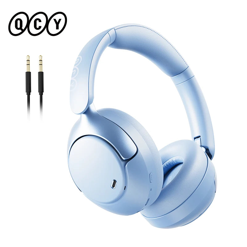QCY H3 Pro ANC Wireless Headphone 50dB Noise Canceling Hi Res Spatial Audio Earphone LDAC Bluetooth 5.4 Over Ear Headset