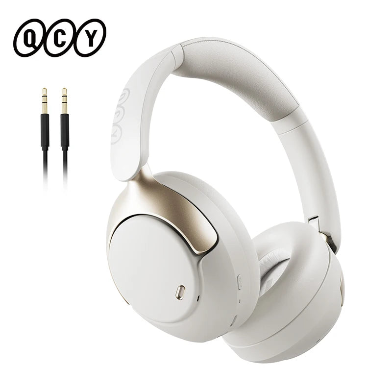 QCY H3 Pro ANC Wireless Headphone 50dB Noise Canceling Hi Res Spatial Audio Earphone LDAC Bluetooth 5.4 Over Ear Headset