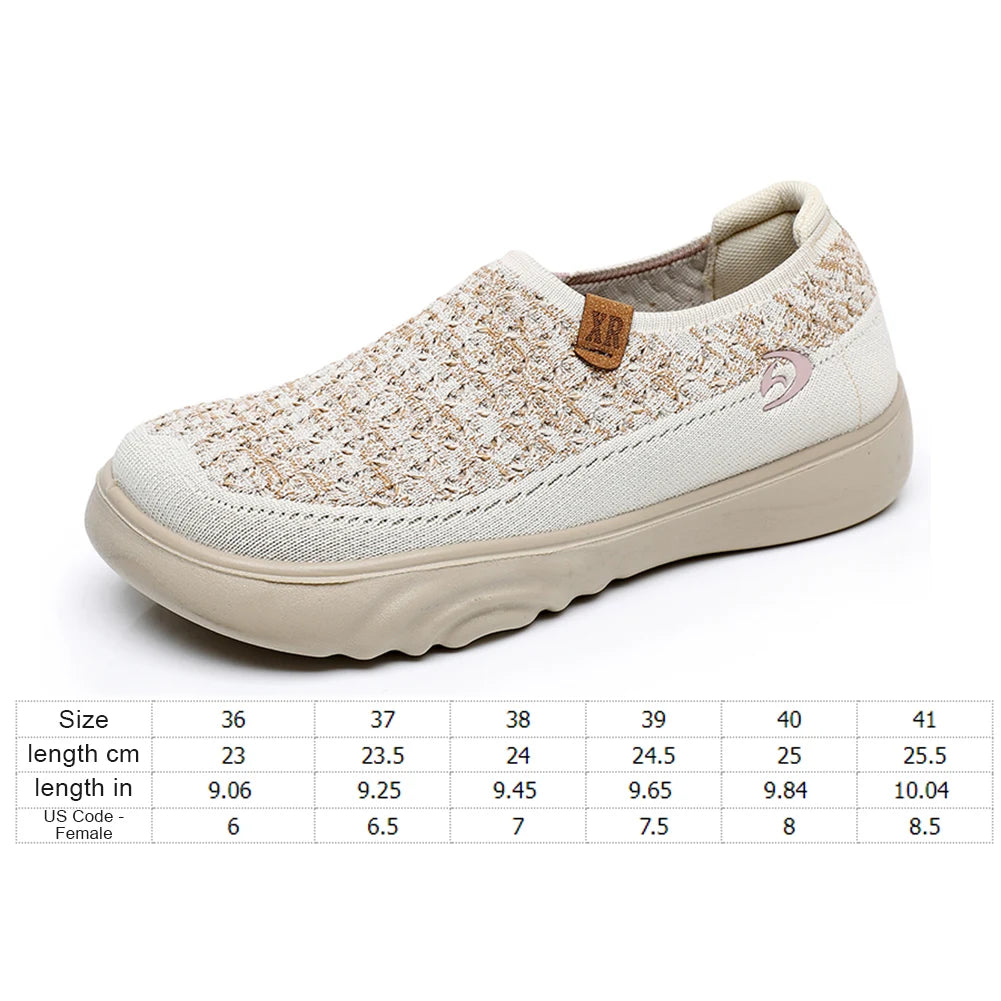 Women Anti Slip Thick Sole Walking Shoes Breathable Lightweight Comfortable Boat Shoes for Outdoor Travel