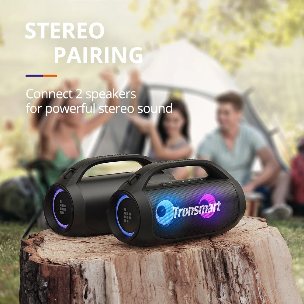 Tronsmart Bang SE Speaker Powerful Portable Bluetooth 5.3 Speaker with 24 Hour Playtime and Built-in Microphone for Party and Camping