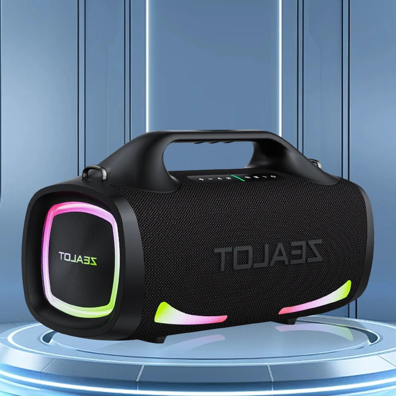 Zealot S79 100W Wireless Speaker Outdoor Portable Subwoofer HiFi Sound Quality Dual Pairing Fast Charging 24000mAh