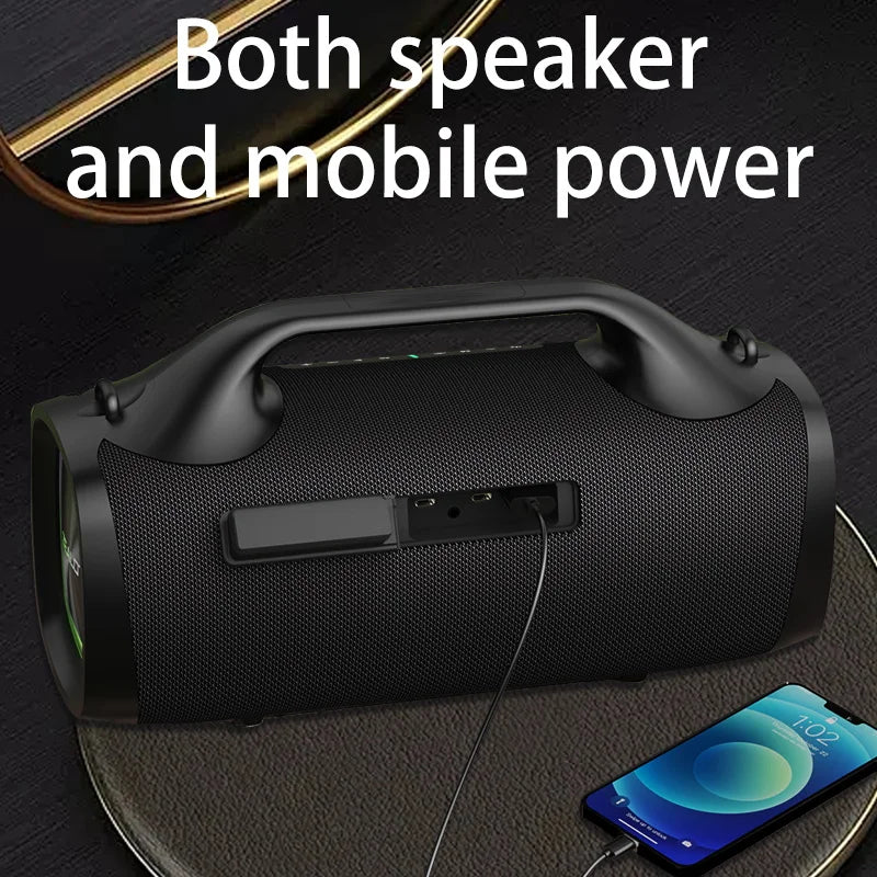 Zealot S79 100W Wireless Speaker Outdoor Portable Subwoofer HiFi Sound Quality Dual Pairing Fast Charging 24000mAh