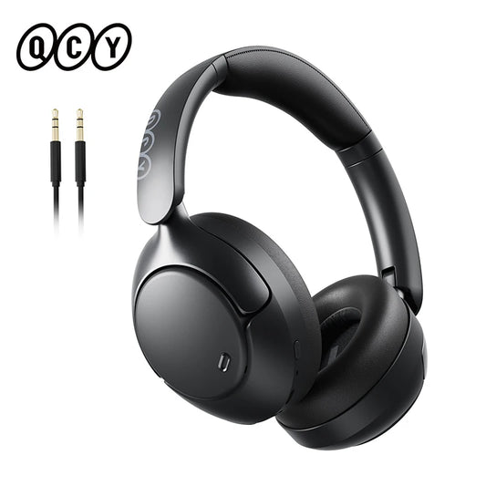 QCY H3 Pro ANC Wireless Headphone 50dB Noise Canceling Hi Res Spatial Audio Earphone LDAC Bluetooth 5.4 Over Ear Headset