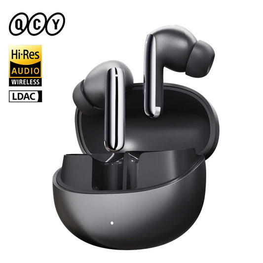 QCY MeloBuds Pro ANC Bluetooth 5.3 Wireless Earphones 46dB Hybrid ANC Hi-Res LDAC Earbuds 6 Mic Headphones 34 Hour Battery Life